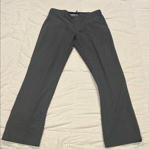 Men's Gray Pants- Land’s End Traditional Fit Coupe Classique